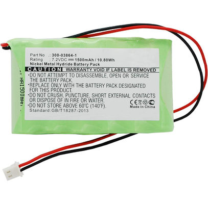 เครื่องดูดฝุ่น Ni-MH แบตเตอรี่ลิเธียม 1500mAh 7.2V หลี่ ไอออน แบตเตอรี่ 300-03864-1