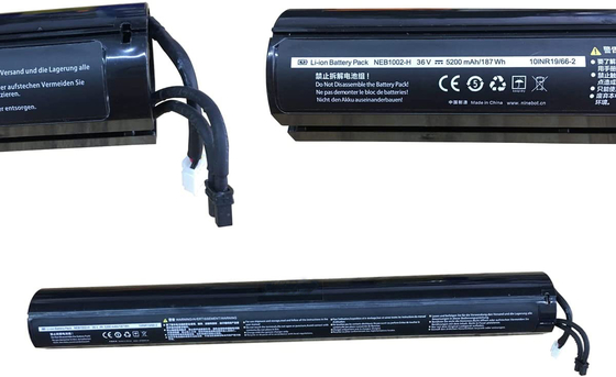 แบตเตอรี่ลิเธียมสกู๊ตเตอร์ NCM 5200mAh 36V ชุดแบตเตอรี่ลิเธียมไอออนแบบรีชาร์จ