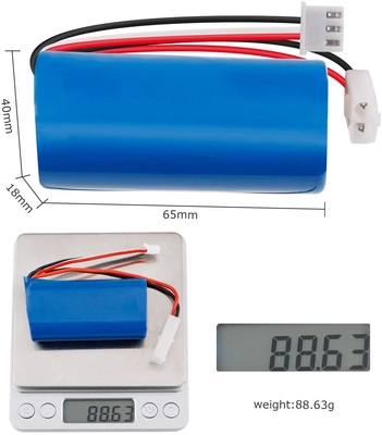น้ำหนักเบา 7.4V 1300mAh แบตเตอรี่ลิเธียมรถควบคุมระยะไกล NCM