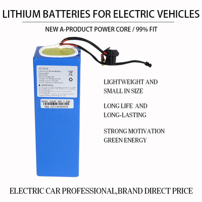 สกู๊ตเตอร์ไฟฟ้าแบตเตอรี่แบบพกพา 42V 15A 13.5 กก. แบตเตอรี่ชาร์จขนาดเล็ก