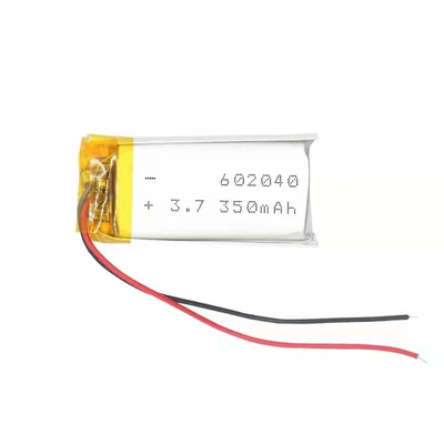 1S1P 3.7V 500mah แบตเตอรี่แบบชาร์จไฟได้ 602040 อุปกรณ์ทางการแพทย์แบตเตอรี่ลิเธียมไอออน