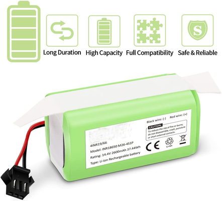 Ecovacs Deebot แบตเตอรี่ลิเธียมไอออน 2600mAh 14.4V แบตเตอรี่แบบชาร์จใหม่ได้ N79S