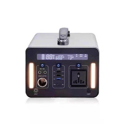 AC100V 270000mAh สถานีไฟฟ้าพกพากลางแจ้ง 1000W เครื่องกำเนิดไฟฟ้าพลังงานแสงอาทิตย์ 10 กก