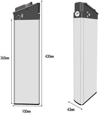 EP-2 PRO 12.8AH 48V จักรยานแบตเตอรี่ลิเธียมสำหรับจักรยานไฟฟ้า UN38.3