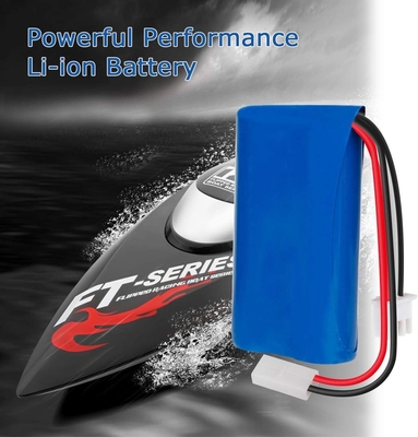 น้ำหนักเบา 7.4V 1300mAh แบตเตอรี่ลิเธียมรถควบคุมระยะไกล NCM