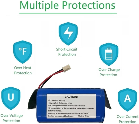 ชุดแบตเตอรี่ลิเธียมไอออนรอบลึก NCM 14.4V สำหรับเครื่องใช้ในบ้าน