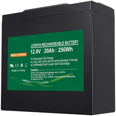 LiFePO4 แบตเตอรี่ลิเธียมฟอสเฟต 20ah 12v แบตเตอรี่ลิเธียมไอออน Deep Cycle IP67