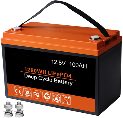 ทรงกระบอก 12Ah Deep Cycle 12V LiFePO4 การปรับแต่งแบตเตอรี่ลิเธียม