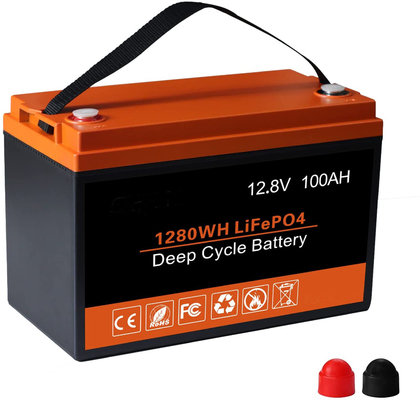 ทรงกระบอก 12Ah Deep Cycle 12V LiFePO4 การปรับแต่งแบตเตอรี่ลิเธียม