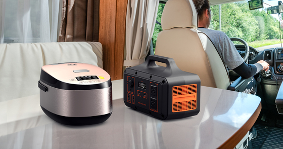 สถานีพลังงานพกพากลางแจ้งแบบชาร์จเต็ม S600-S1000 18650 สำหรับบาร์บีคิว